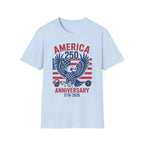 USA 250 Anniversary Gym Graphic Retro Gym T-Shirt