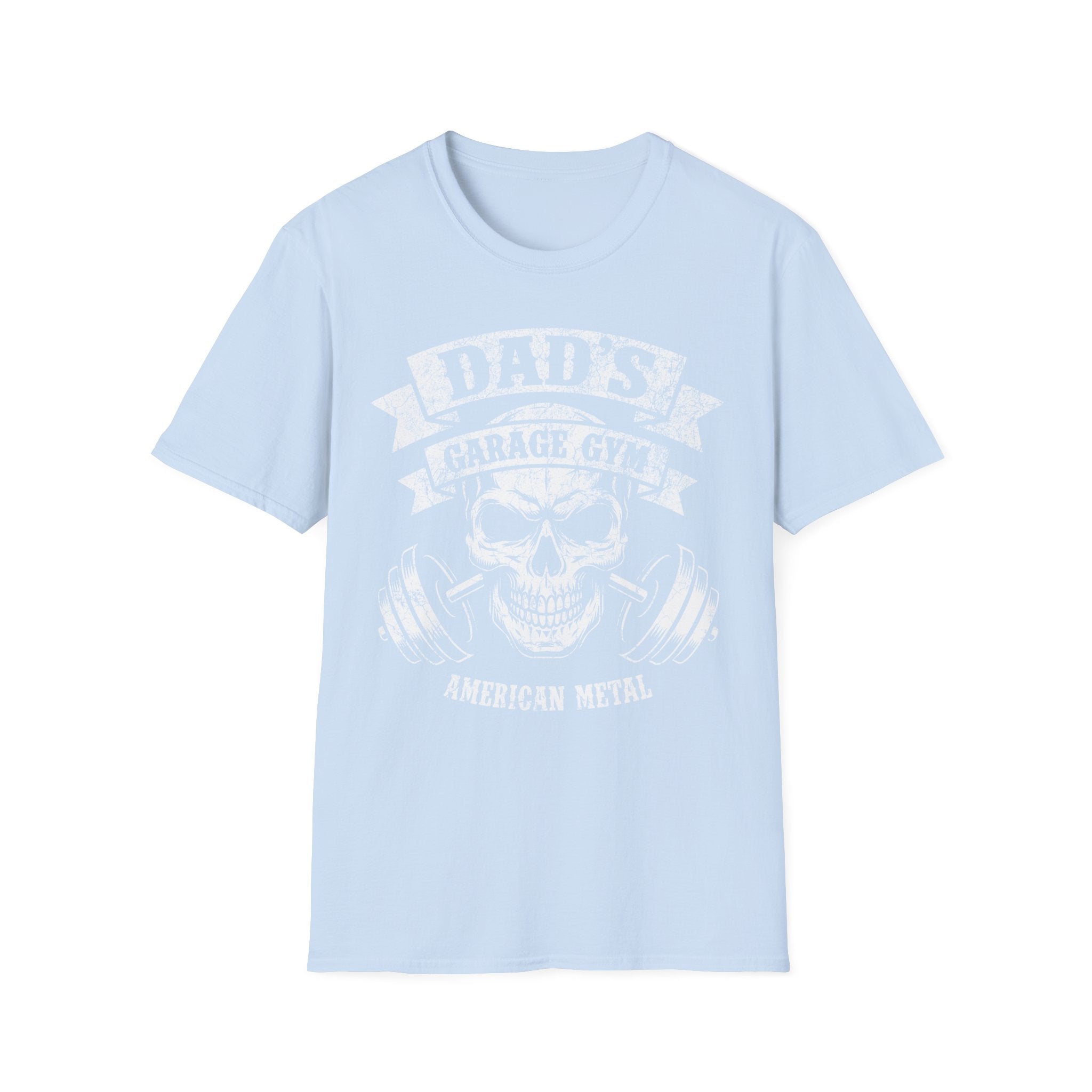 Dads Garage American Metal Graphic Vintage Gym Tee-Shirt
