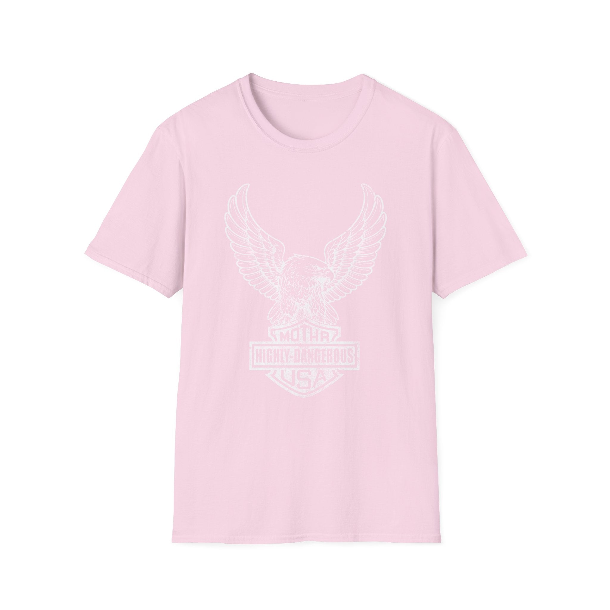 Dangerous Eagle Graphic Retro Gym T-Shirt