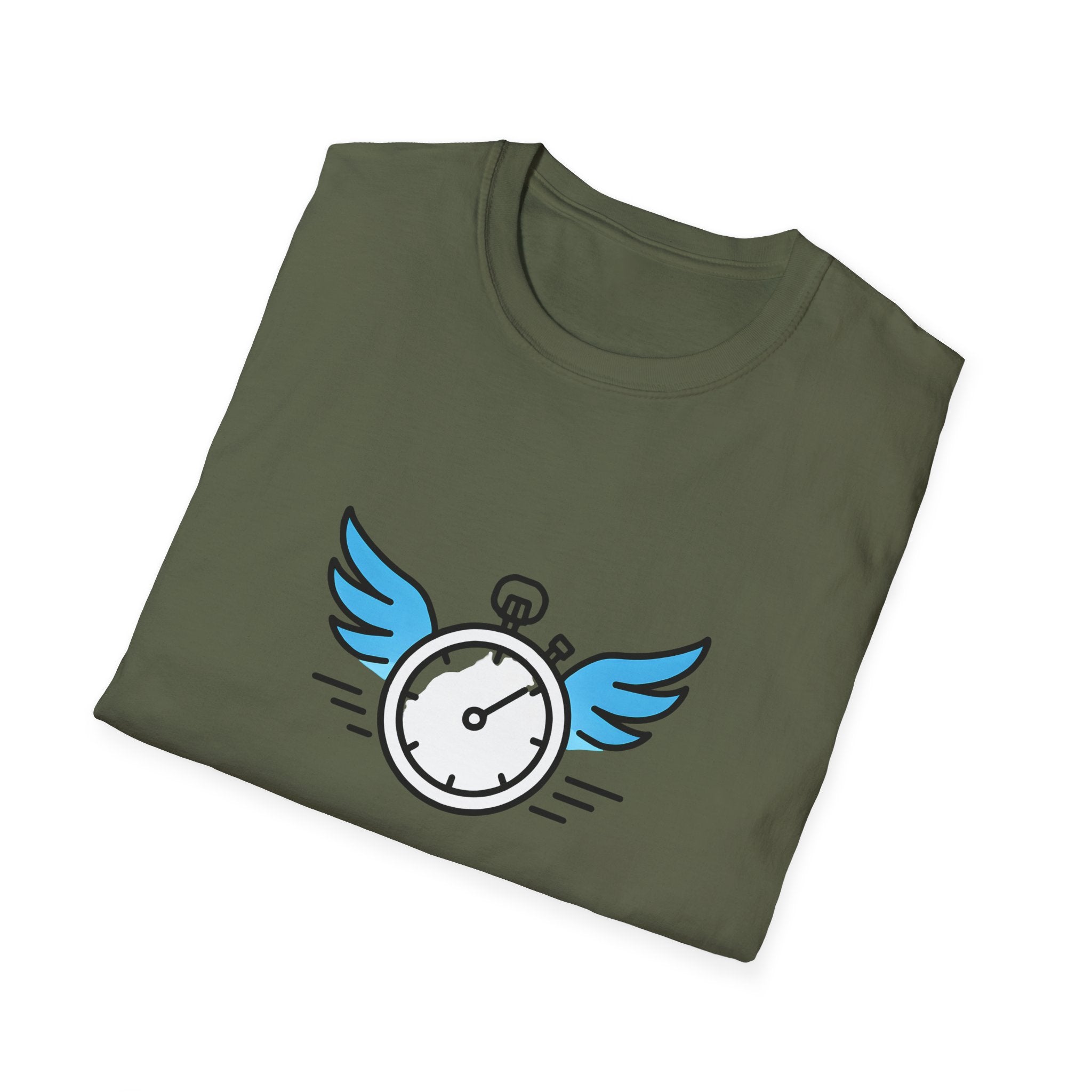 Clock with Wings T-Shirt