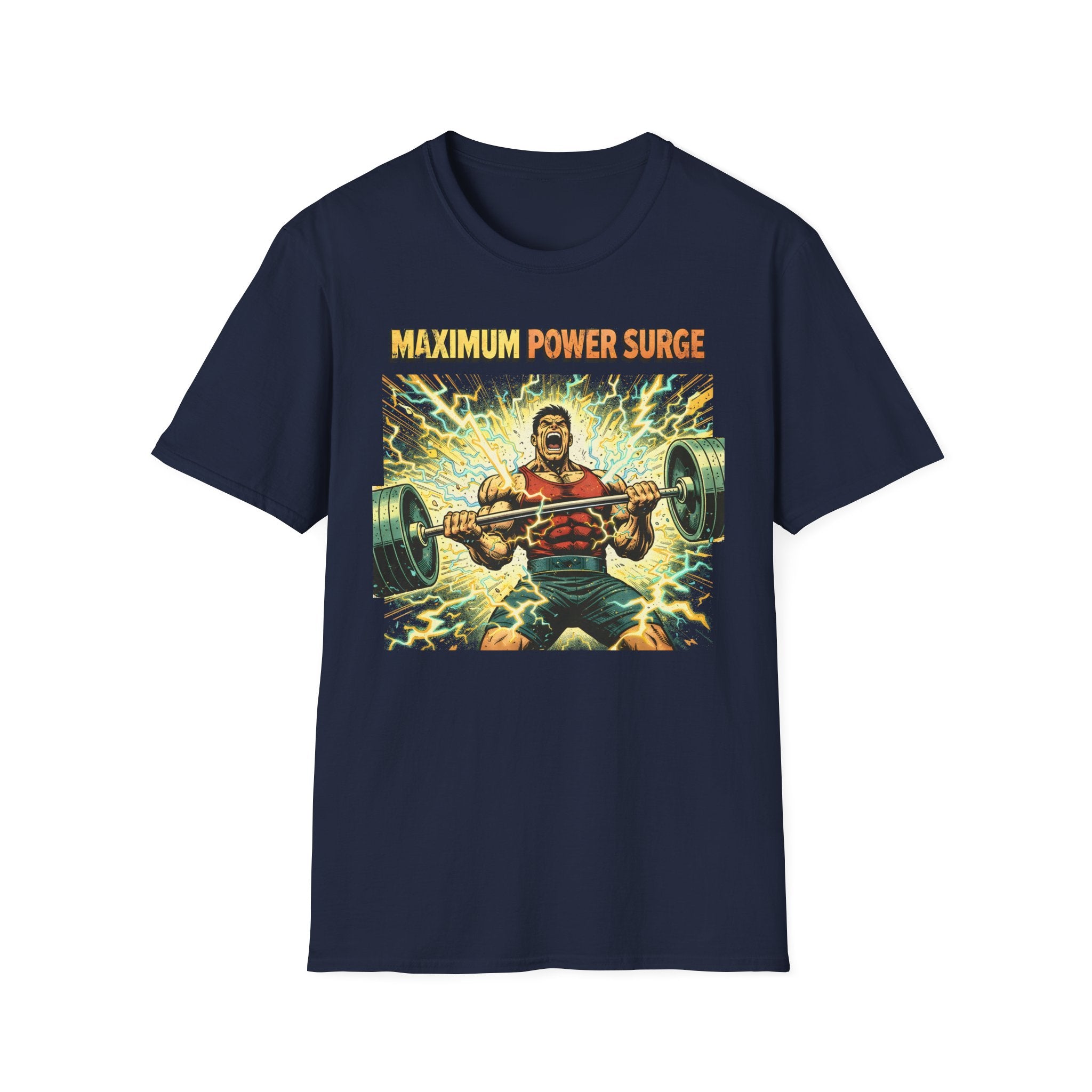 Retro Comic Maximum Power Surge Gymwear T-Shirt
