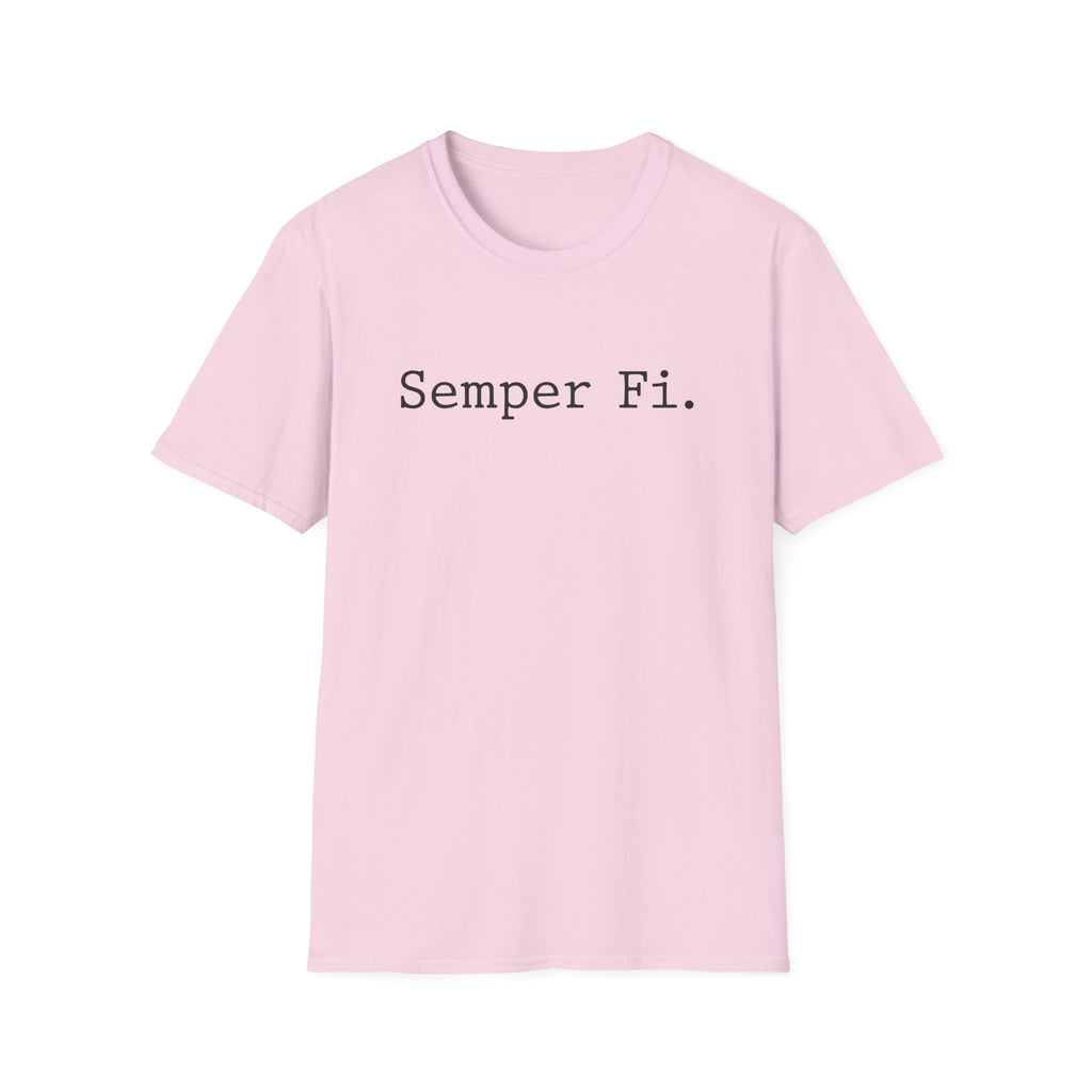 Semper Fidelis Typographic Vintage Gym T-Shirt