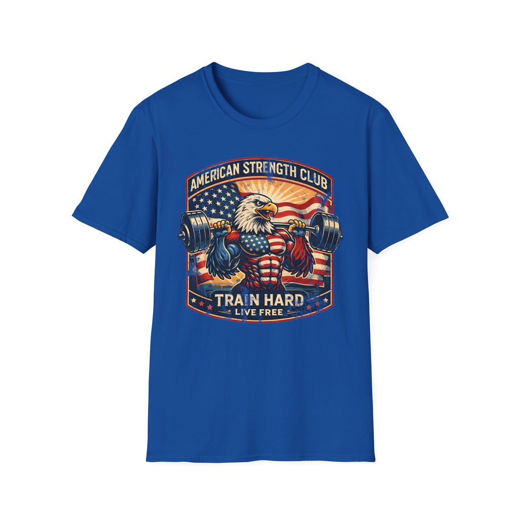 Amercan Strength Club Gymwear Stay Free T-Shirt