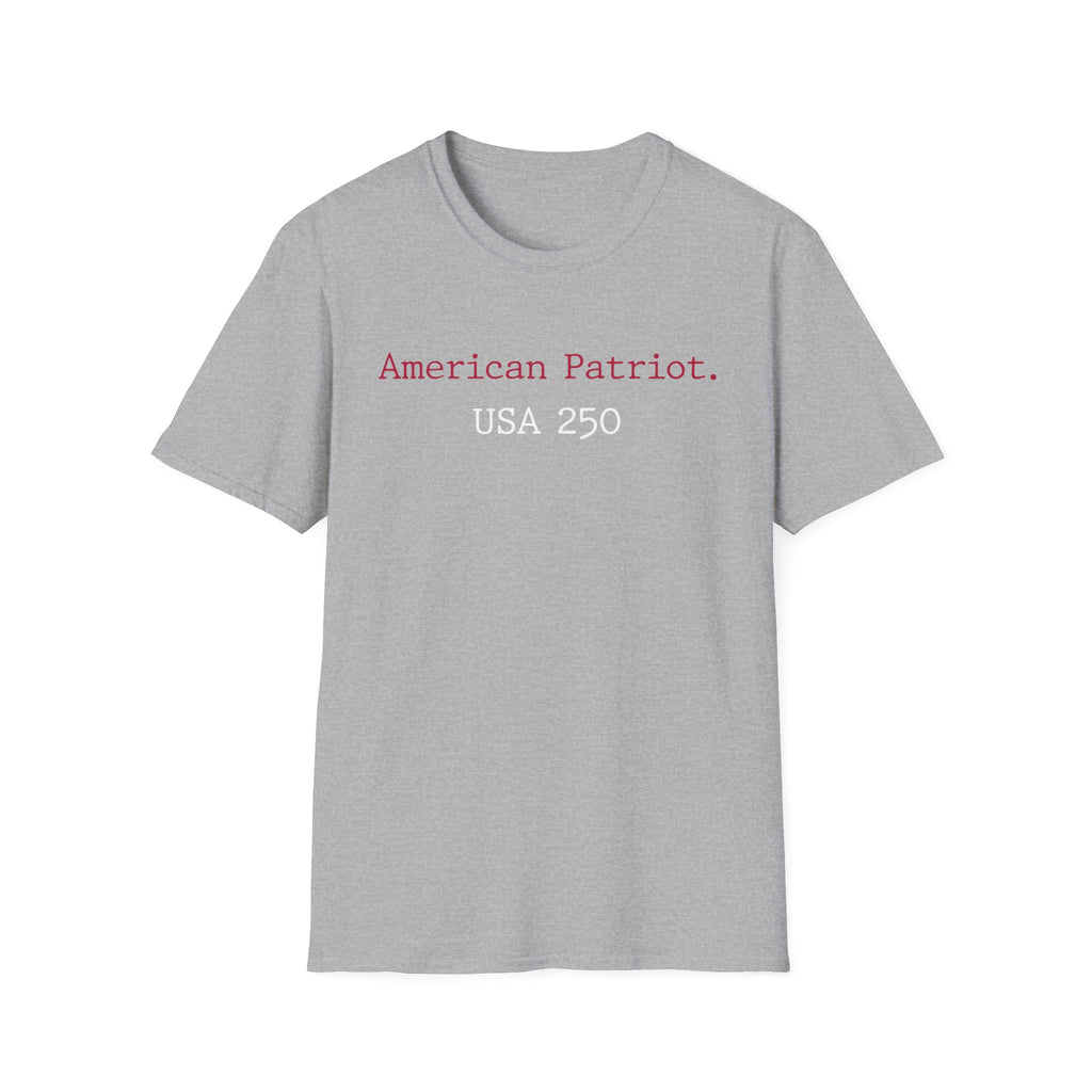 American Patriot US 250 Typographic Vintage Gym T-Shirt