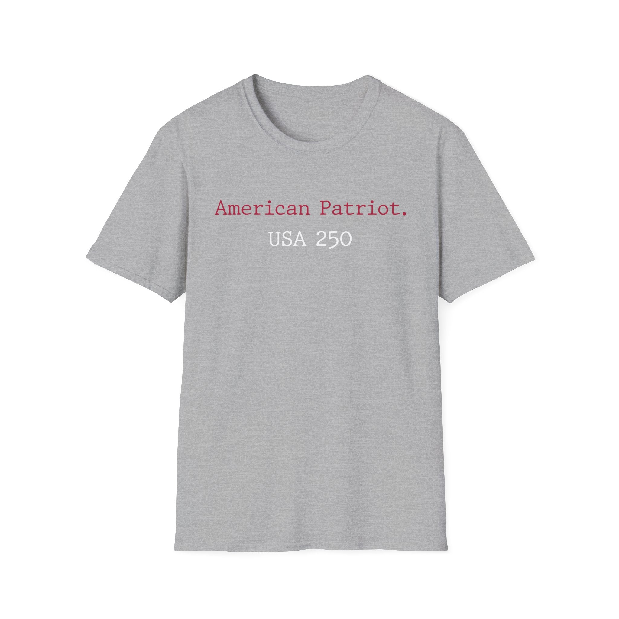 American Patriot US 250 Typographic Vintage Gym T-Shirt