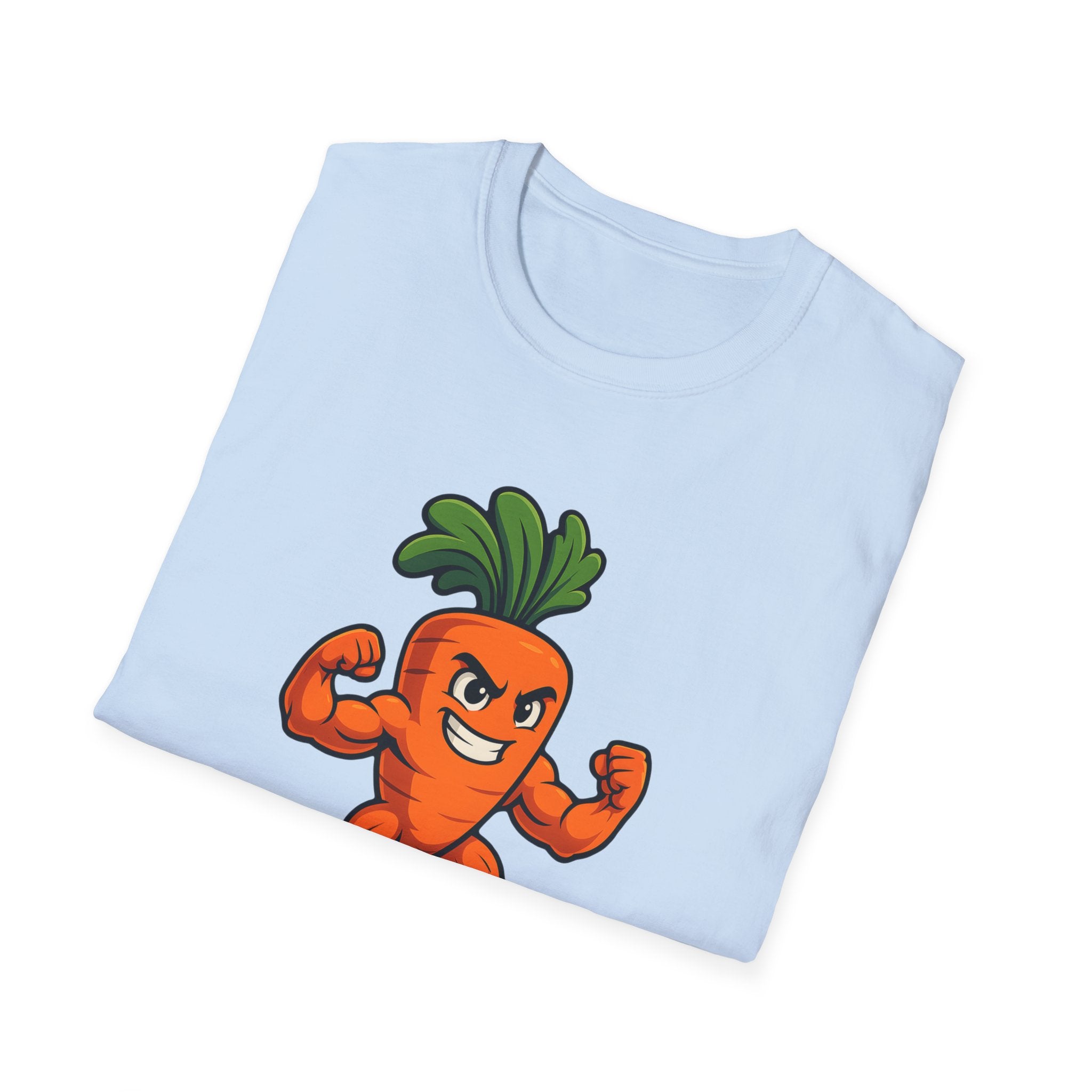 Muscular Carrot Mascot T-Shirt