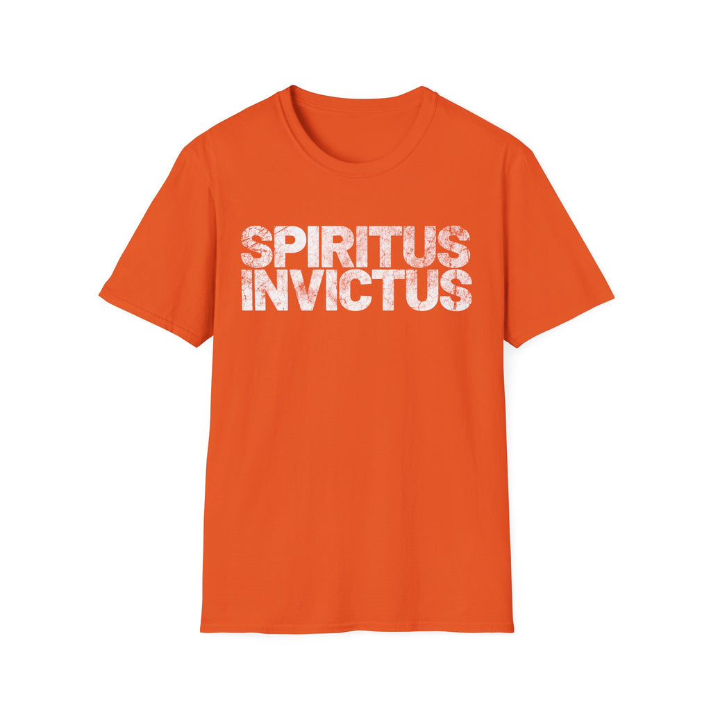 Spiritus Invictus Typographic Gym T-Shirt