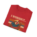 Napping Bear in Activewear T-Shirt