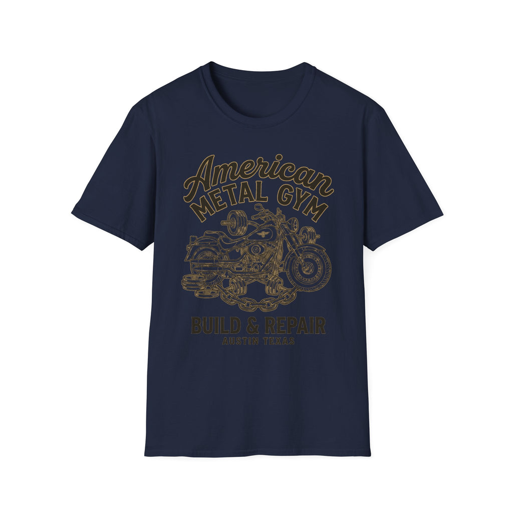 American Metal Austin TX Build and Repair Vintage Graphic Gym T-Shirt