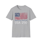 American Patriot 250 Stars and Stripes Vintage Gym T-Shirt