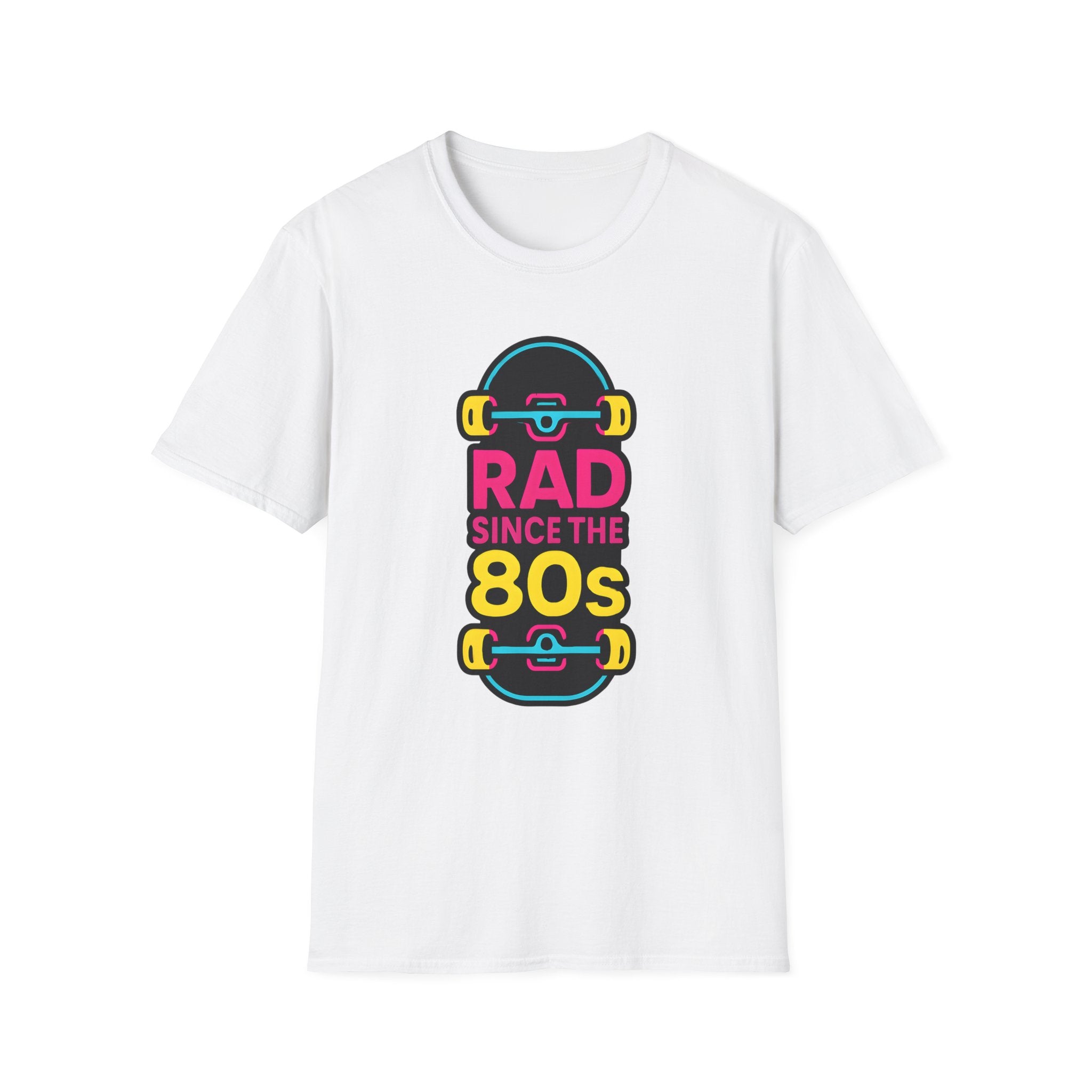 Neon 80s Skateboard T-Shirt