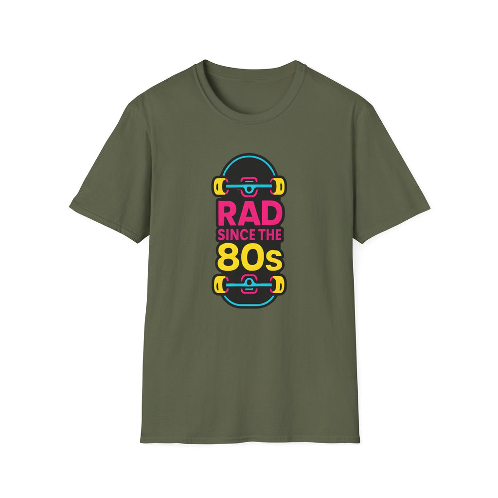 Neon 80s Skateboard T-Shirt