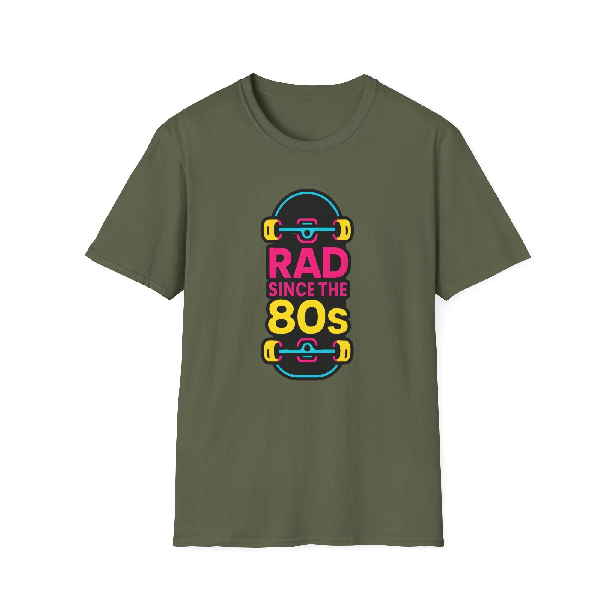 Neon 80s Skateboard T-Shirt