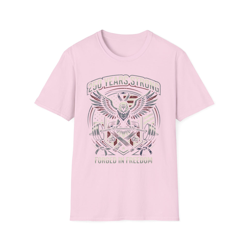 USA 250 Freedom Forged Gym Vintage Gym T-Shirt