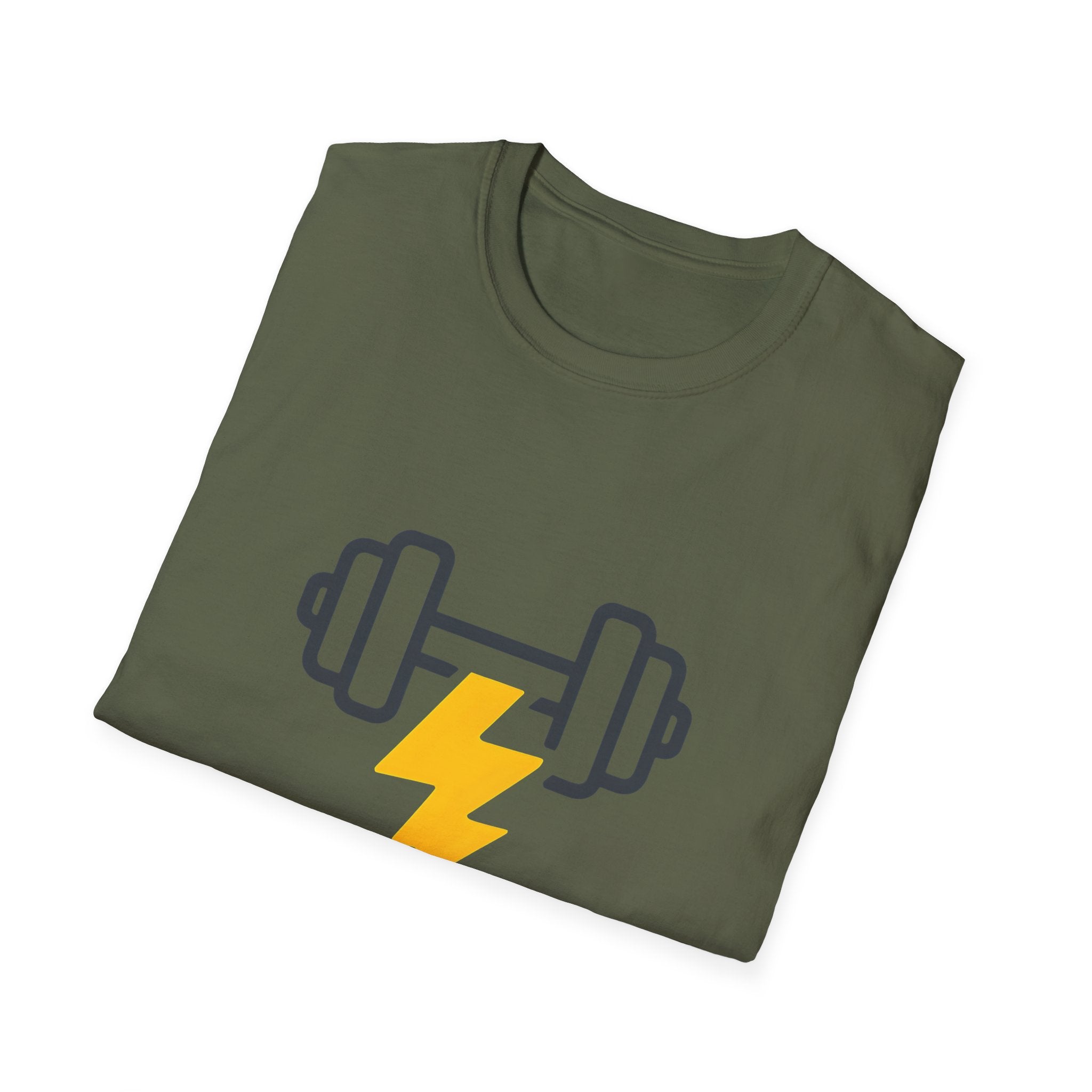 Lightning bolt dumbbell T-Shirt
