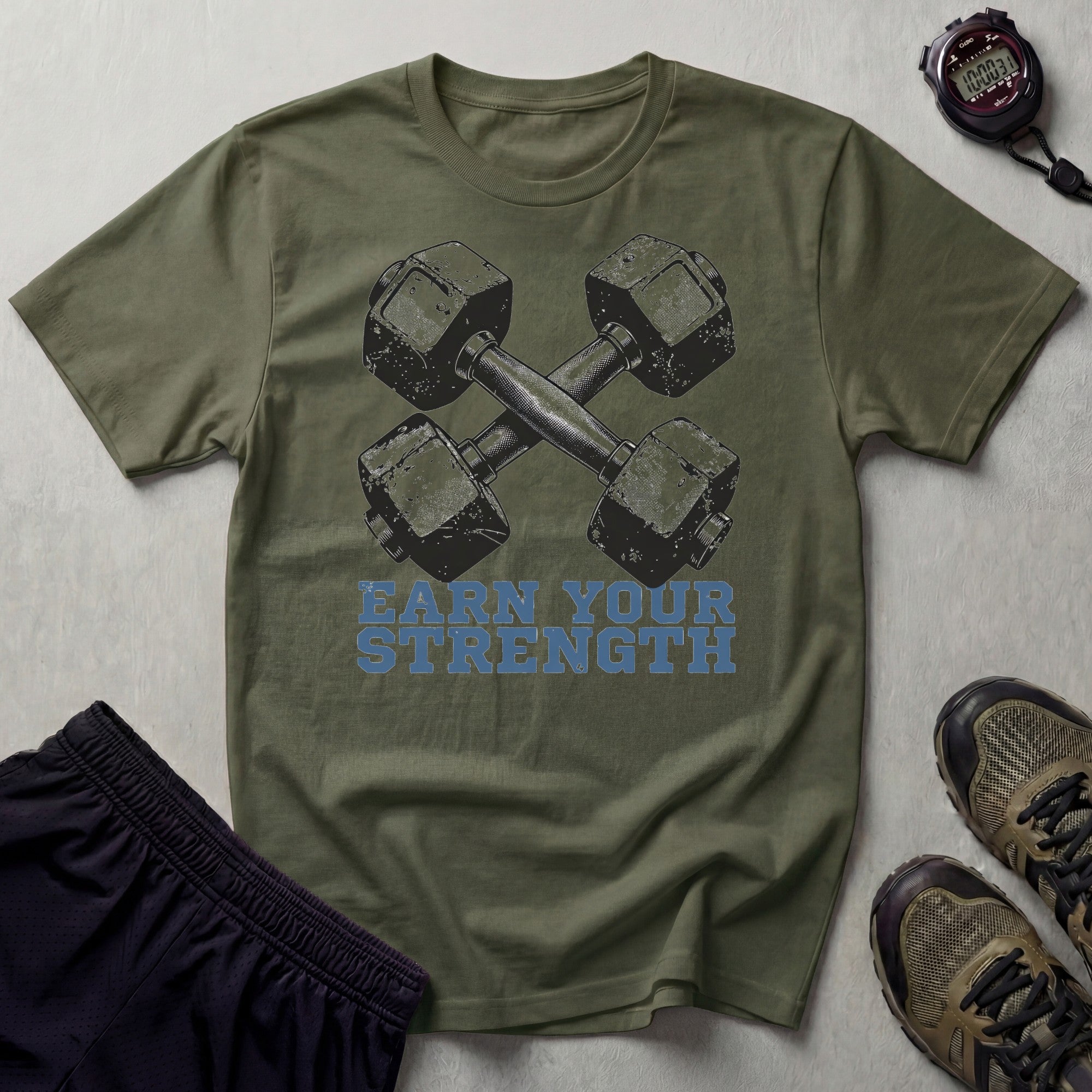 Earn Your Strength Gym T-Shirt