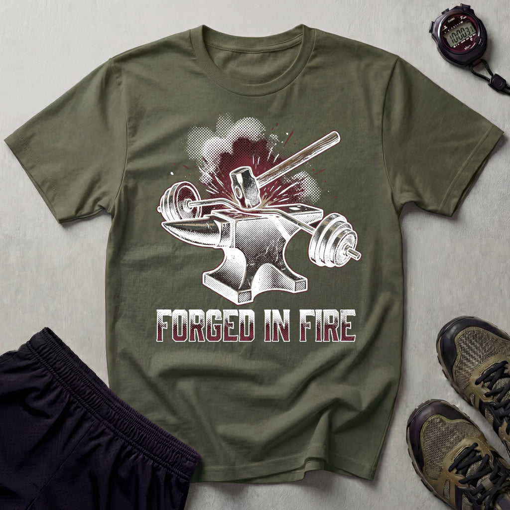 Forged In Fire Bodybuilding T-Shirt