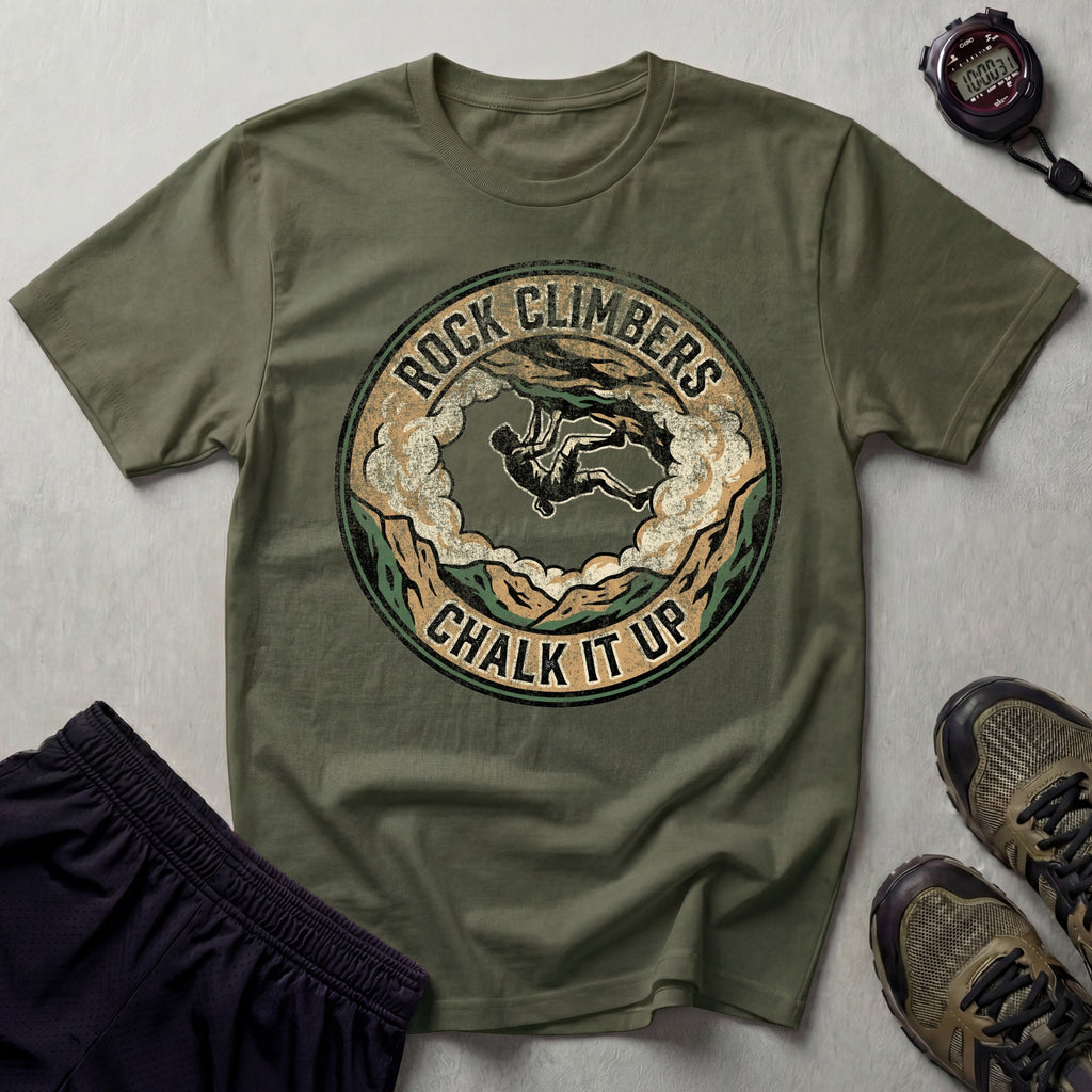 Rock Climbers Chalk It Up T-Shirt