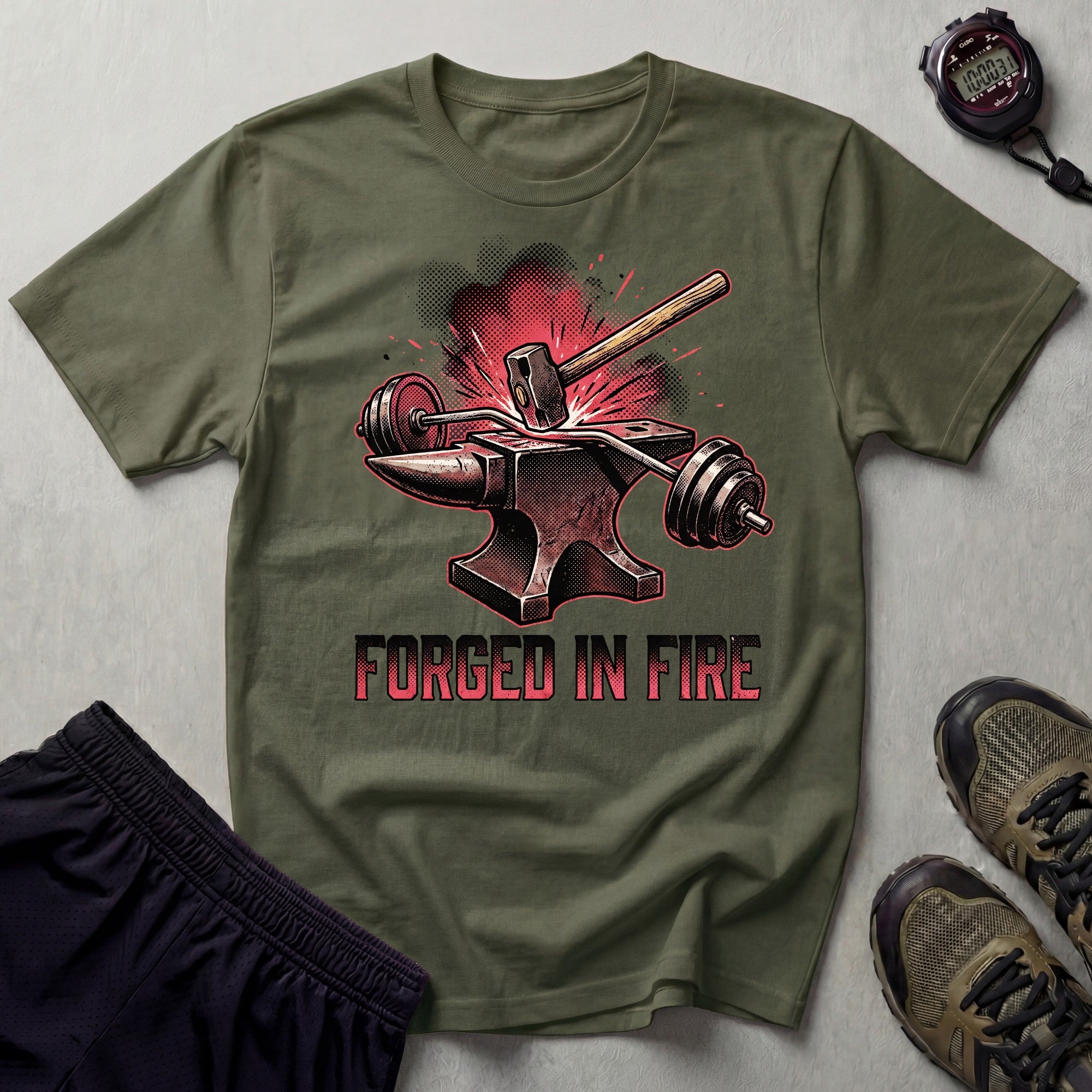 Forged In Fire Gym T-Shirt