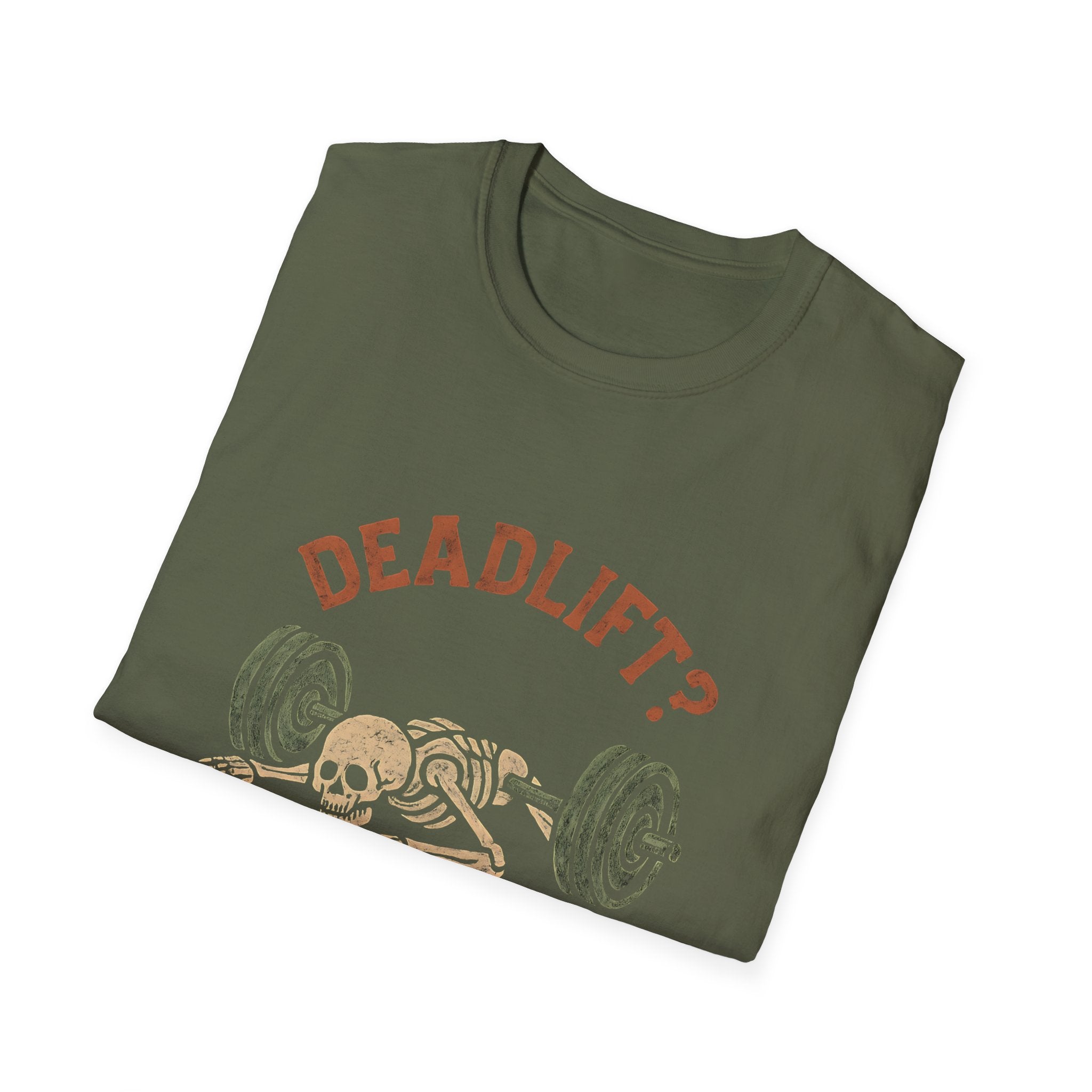 Deadlift Skeleton Meme T-Shirt