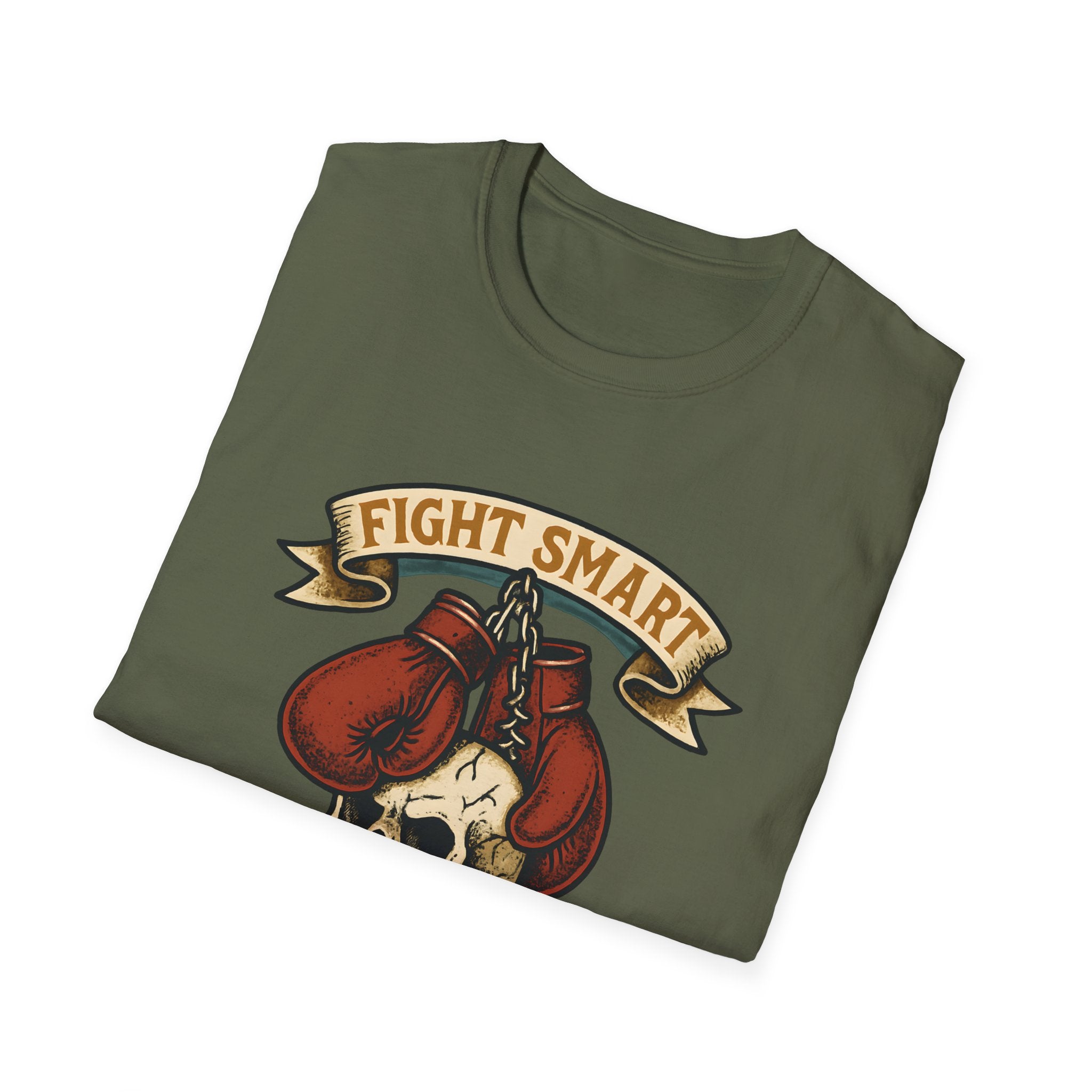 Boxing Skull with Gloves T-Shirt