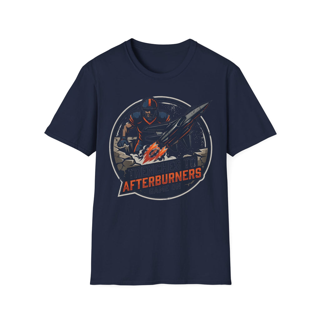 Gridiron Trenches To Afterburners Gym T-Shirt