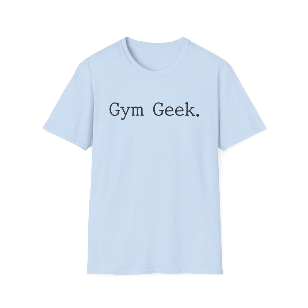 Gym Geek Typographic Retro Gym T-Shirt