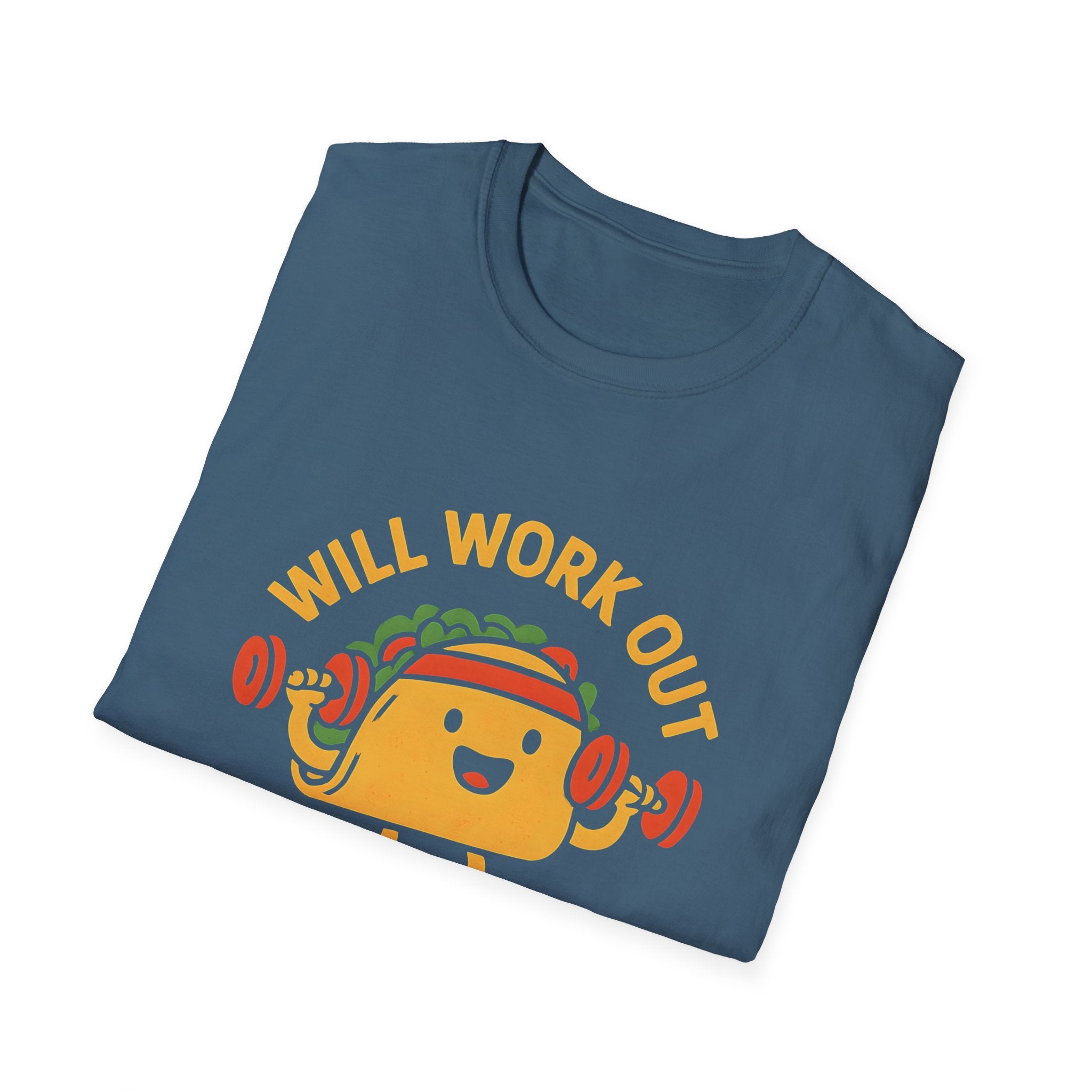 Taco Weightlifting Mascot T-Shirt