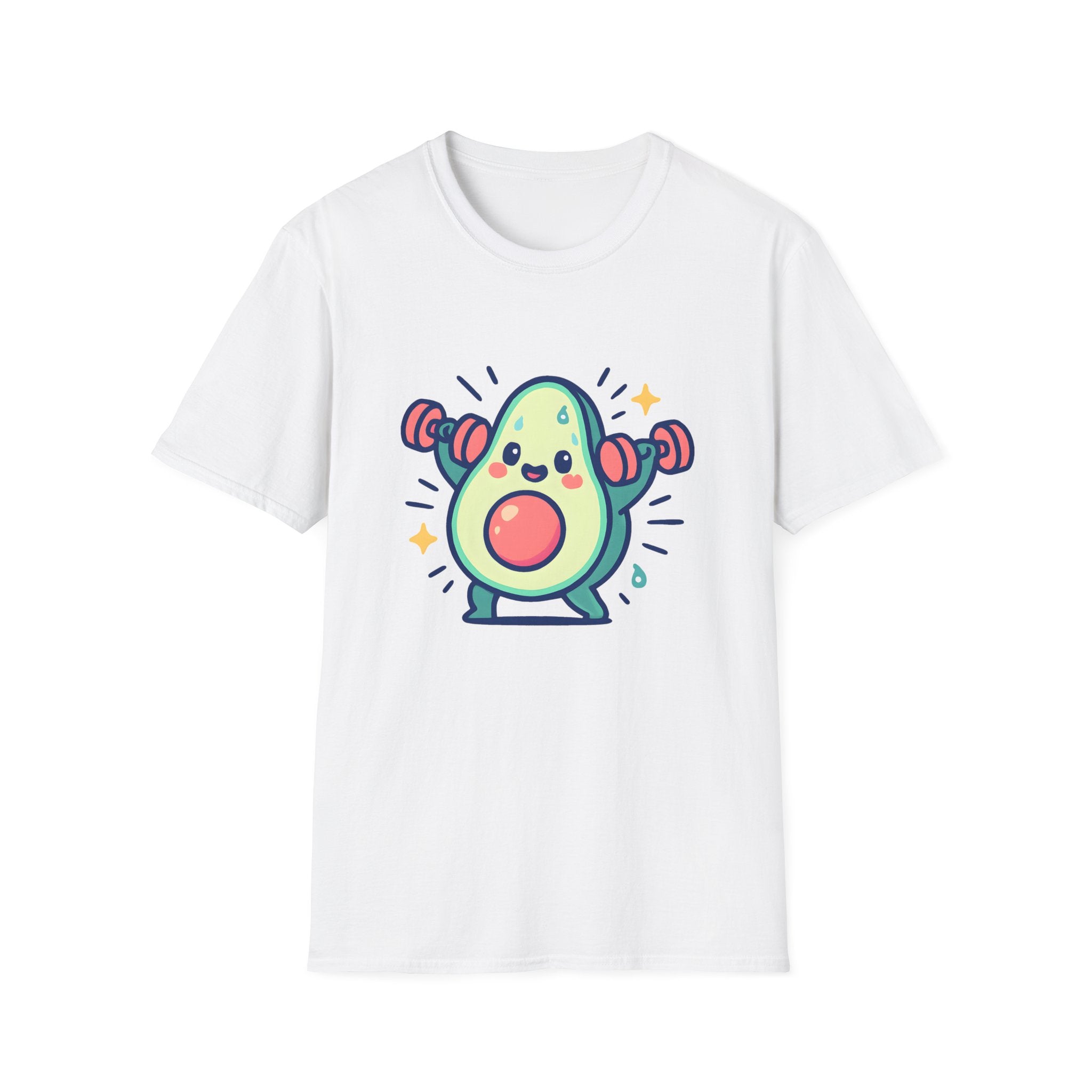 Avocado Lifting Weights T-Shirt
