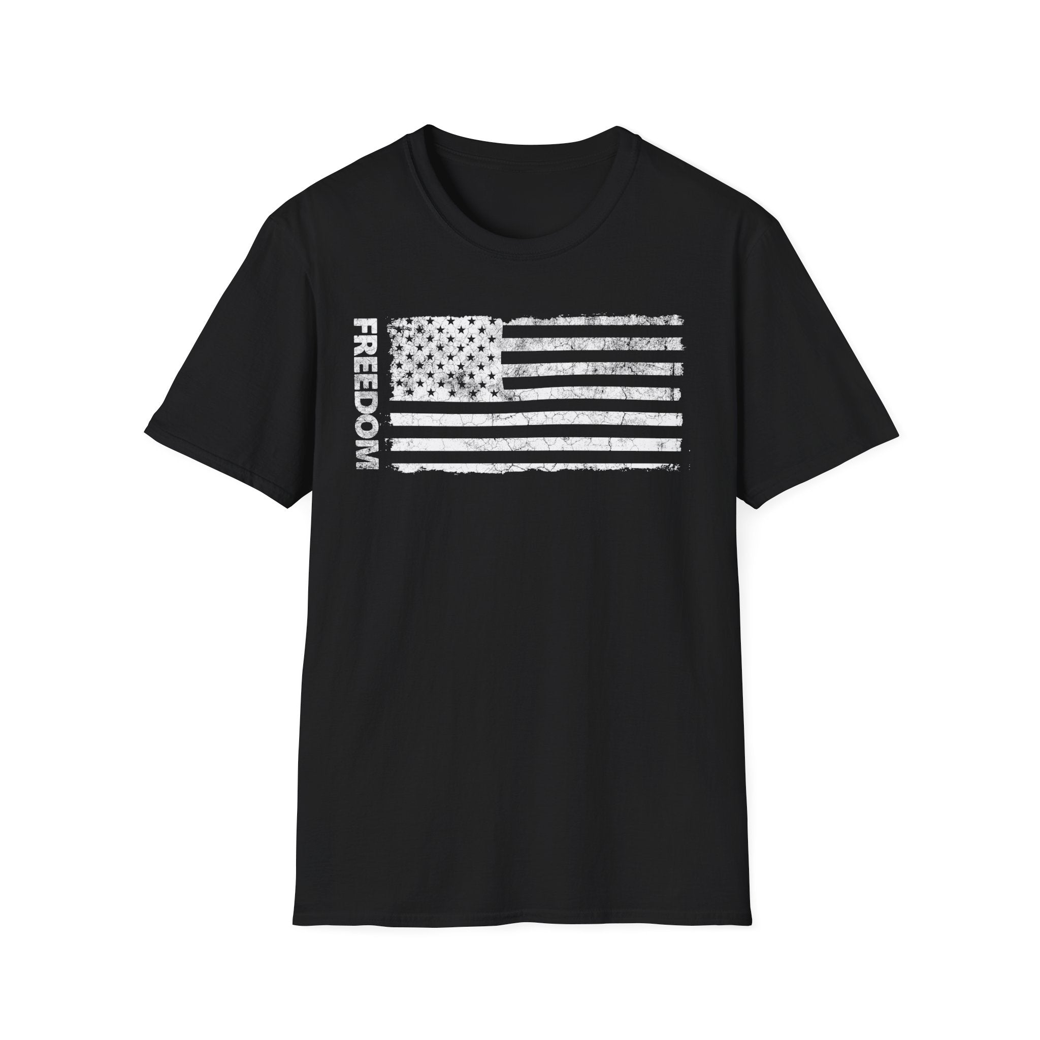 USA Freedom Flag Vintage Gym T-Shirt