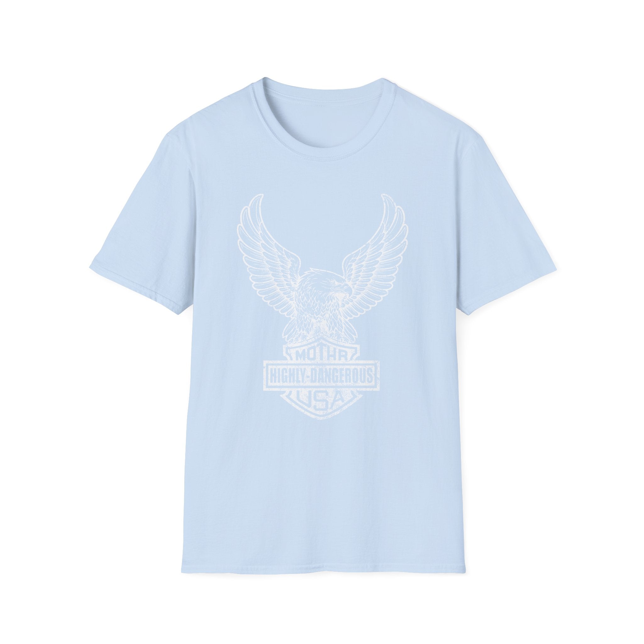 Dangerous Eagle Graphic Retro Gym T-Shirt