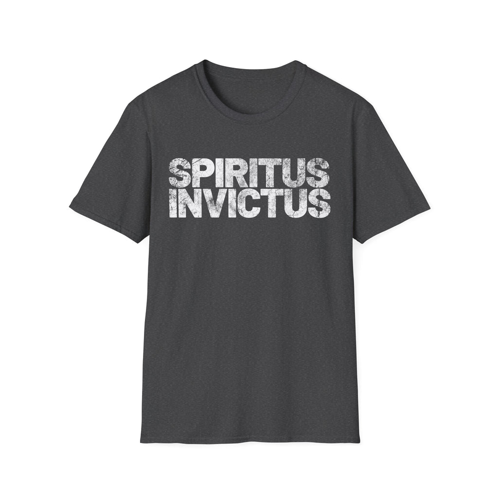 Spiritus Invictus Typographic Gym T-Shirt