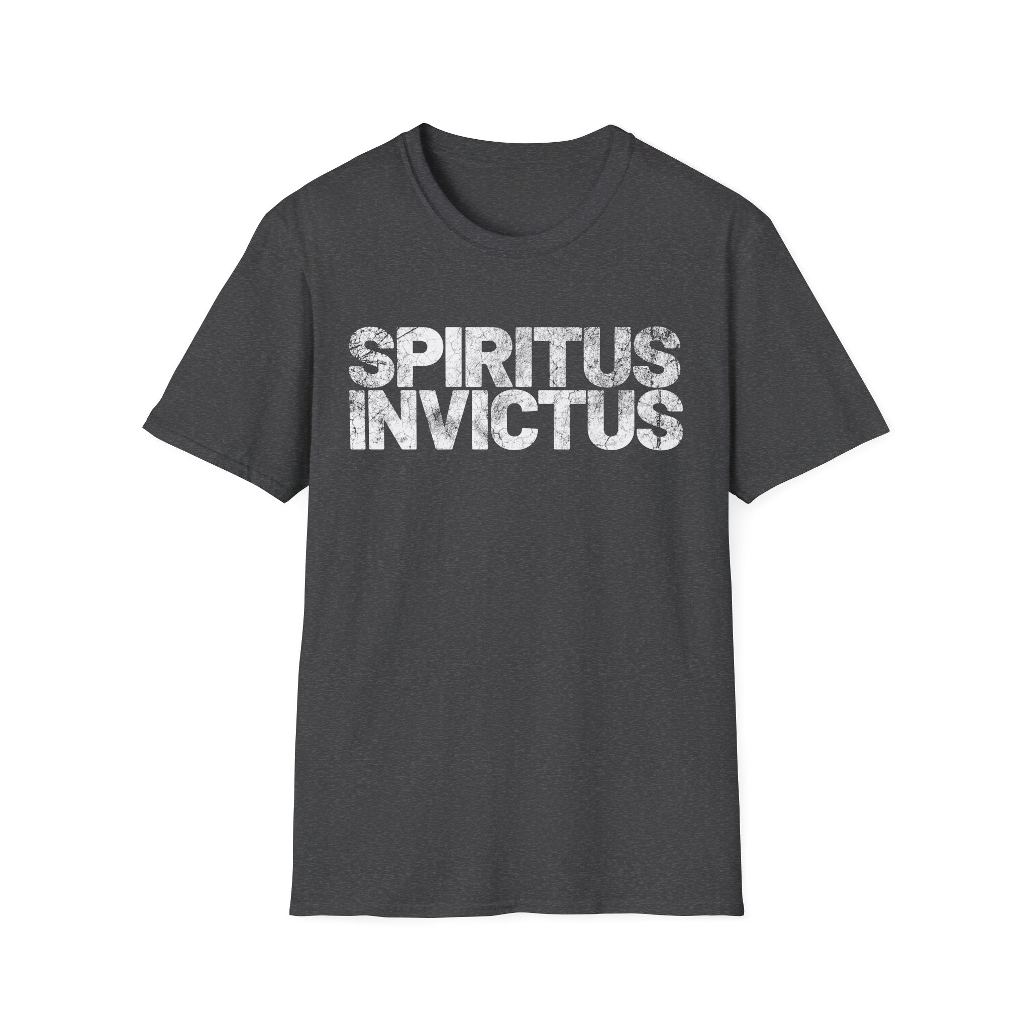Spiritus Invictus Typographic Gym T-Shirt