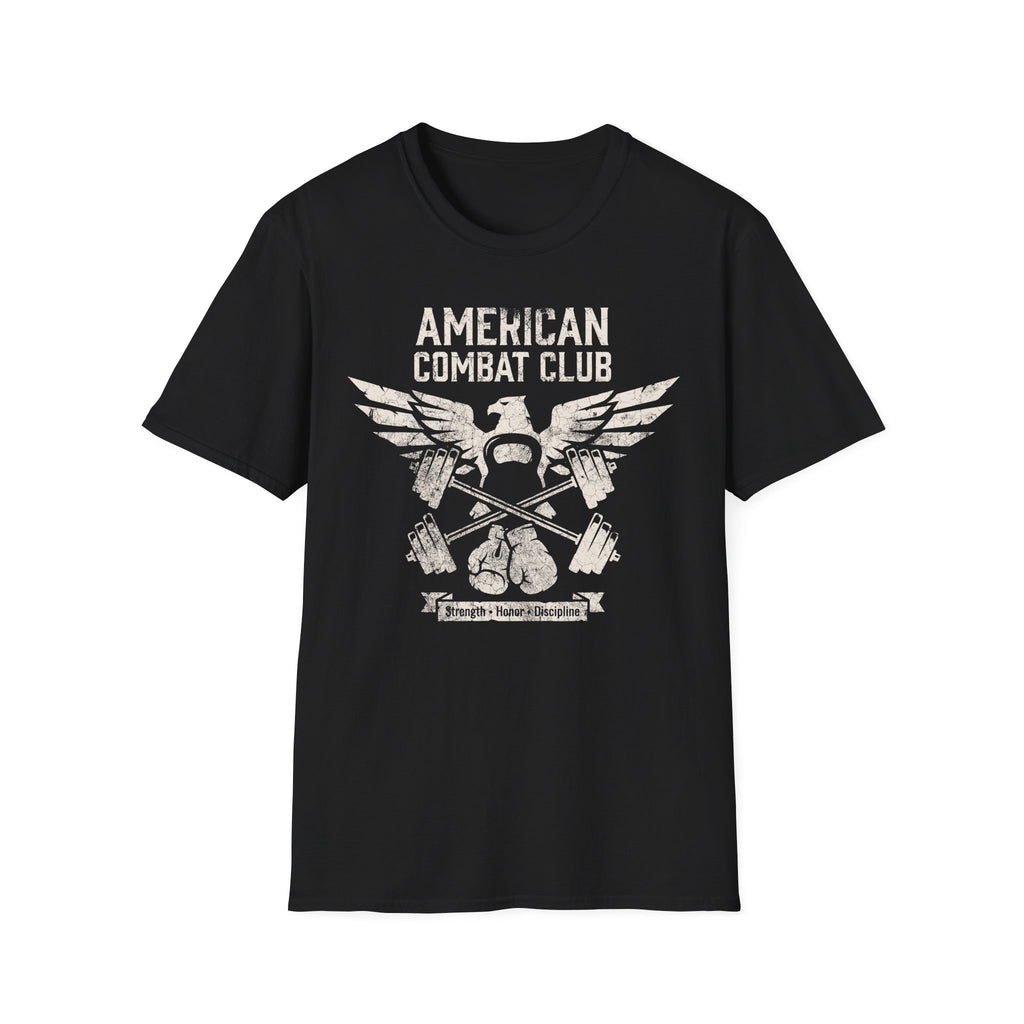 American Combat Club Gym Vintage Gym T-Shirt