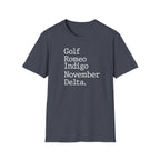 GRIND Typographic Phonetic Vintage Gym T-Shirt