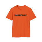 SHREDDED Graphic Bodybuilding Vintage Gym T-Shirt
