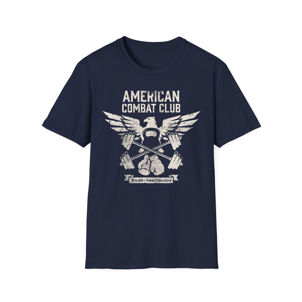American Combat Club Gym Vintage Gym T-Shirt