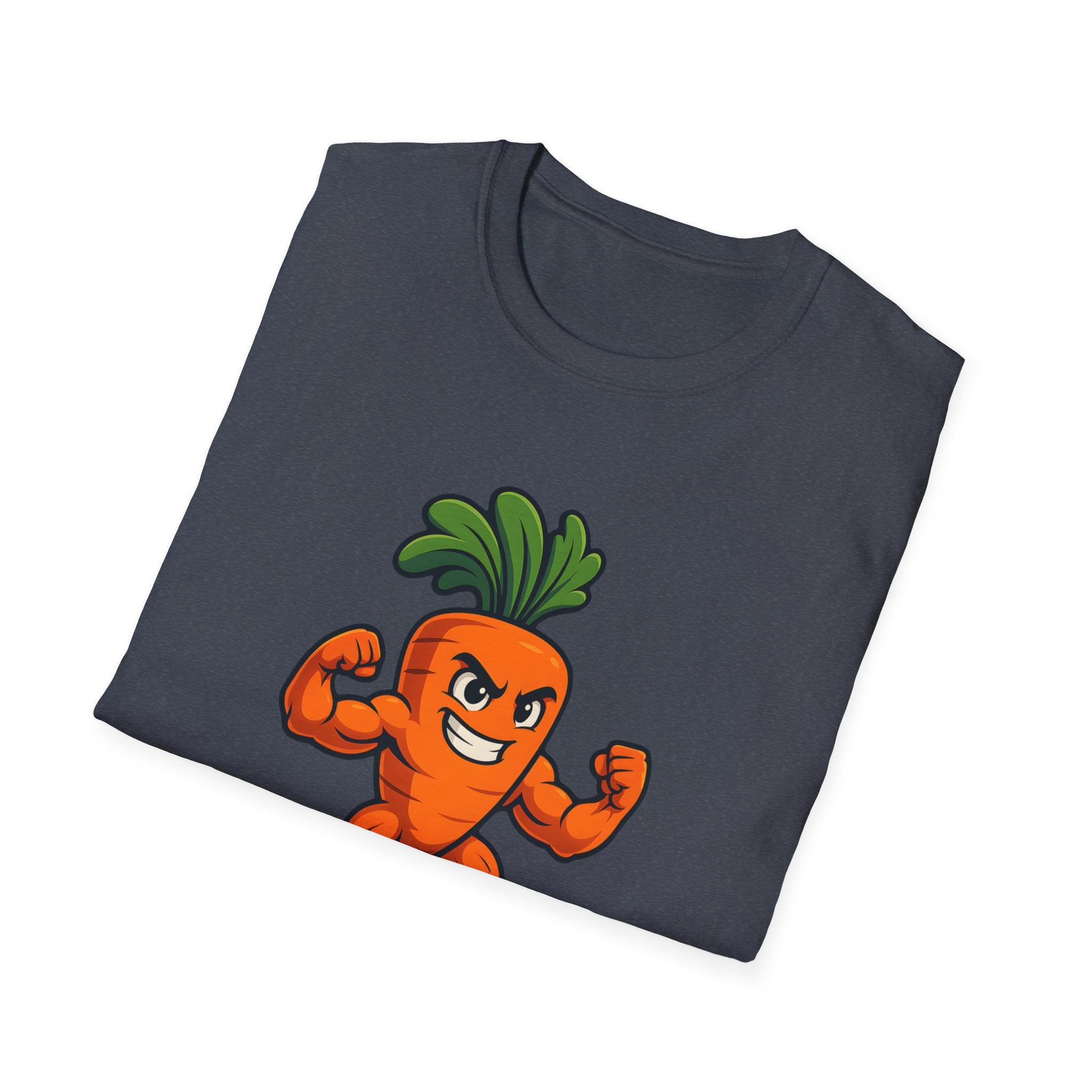 Muscular Carrot Mascot T-Shirt