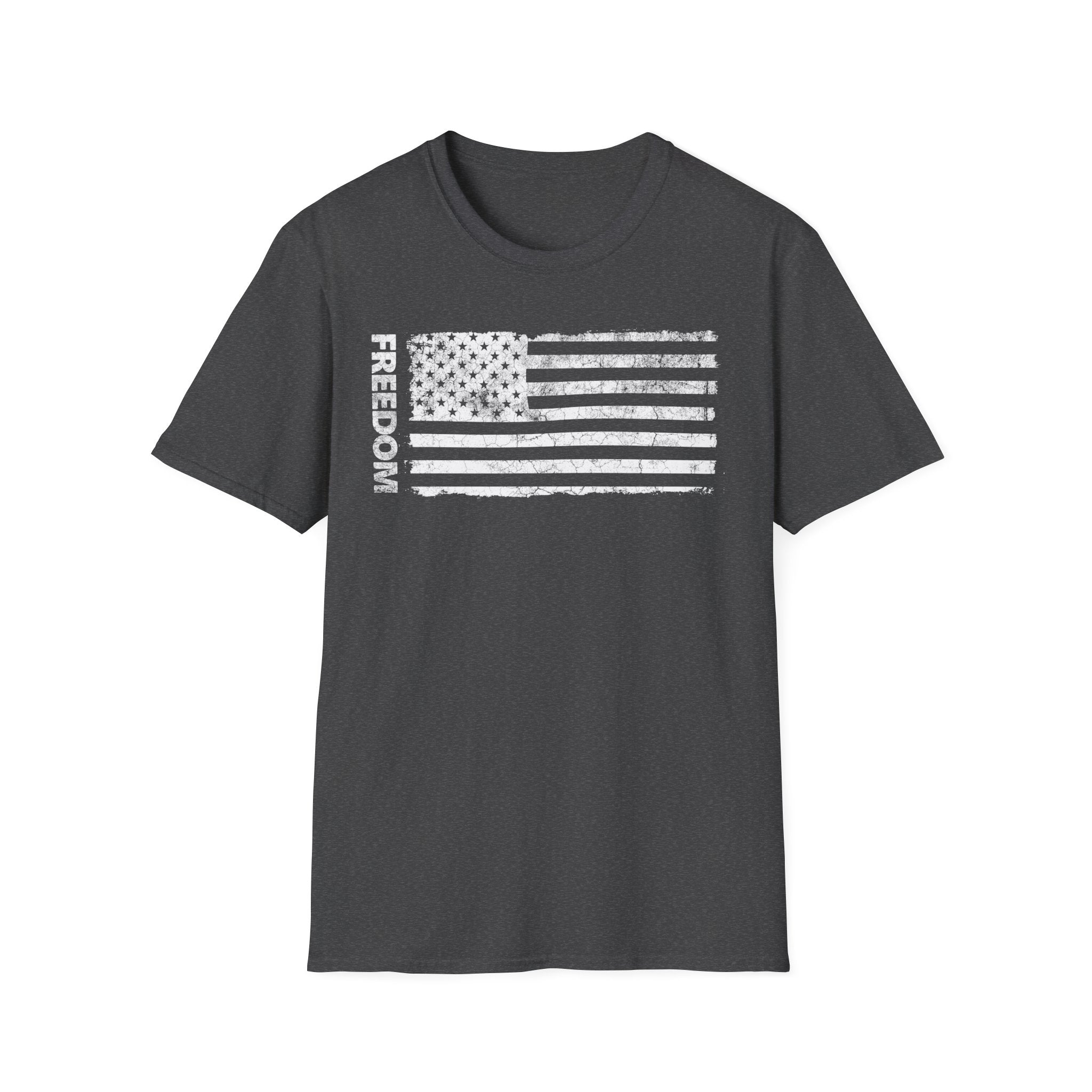 USA Freedom Flag Vintage Gym T-Shirt