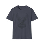 Danger Eagle Graphic Retro Gym T-Shirt