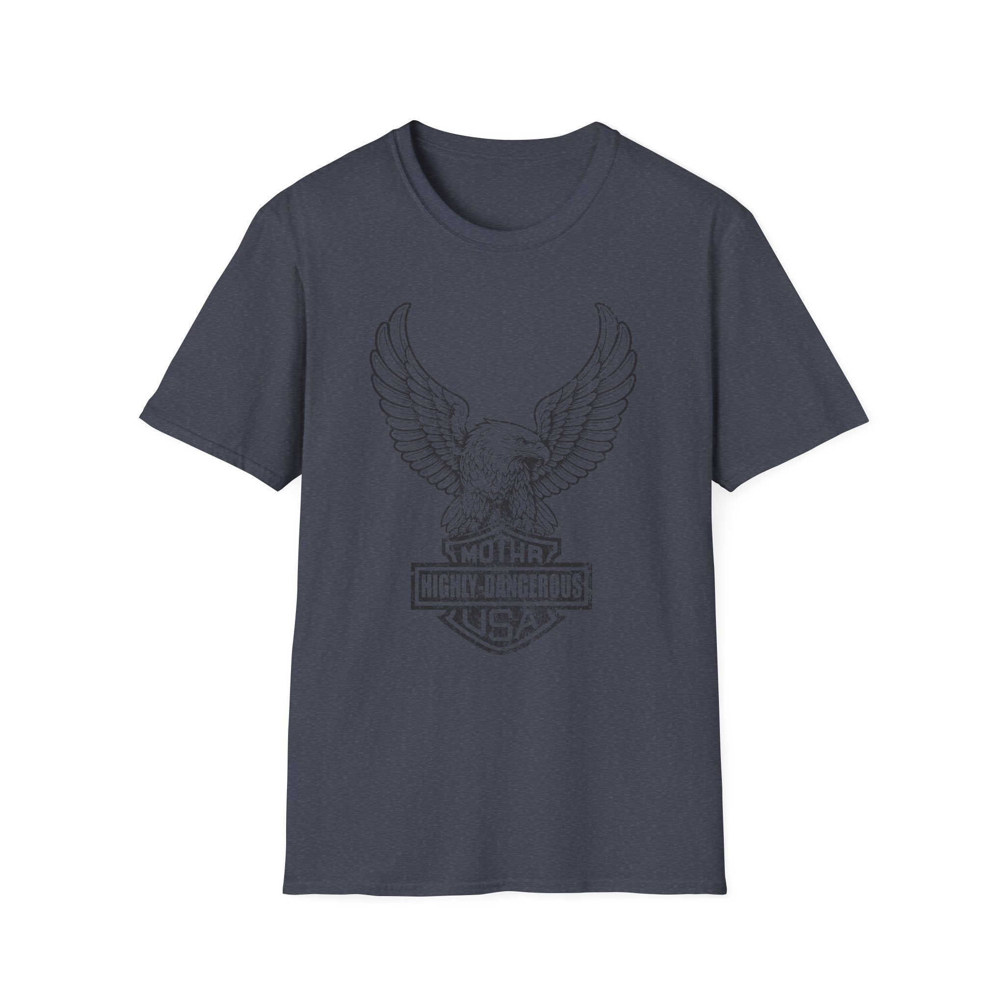 Danger Eagle Graphic Retro Gym T-Shirt