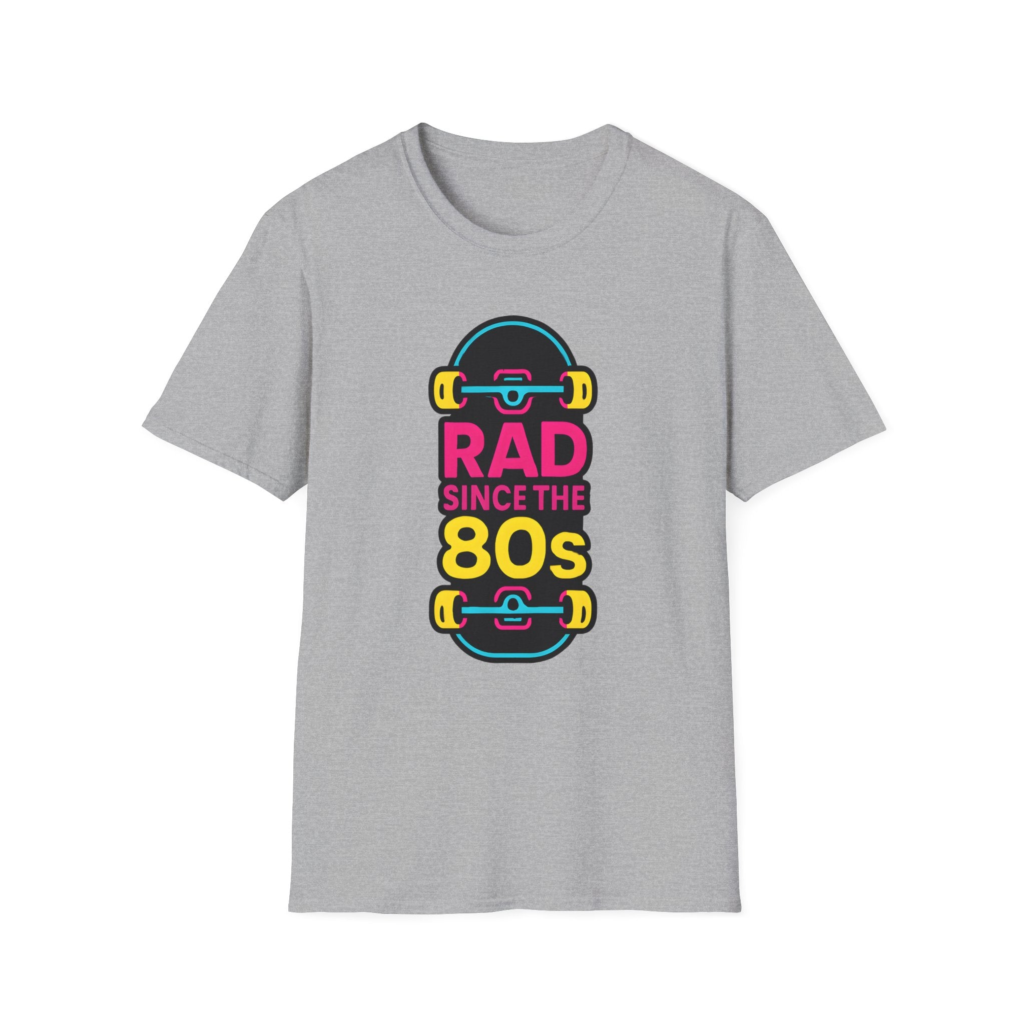 Neon 80s Skateboard T-Shirt