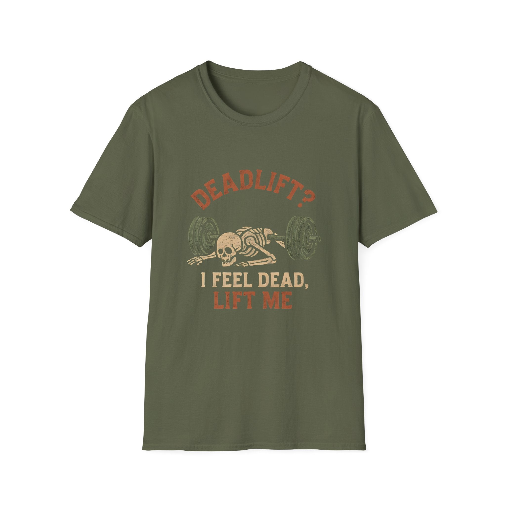 Deadlift Skeleton Meme T-Shirt