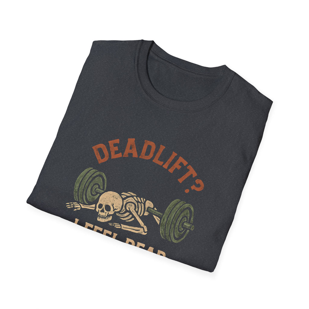 Deadlift Skeleton Meme T-Shirt
