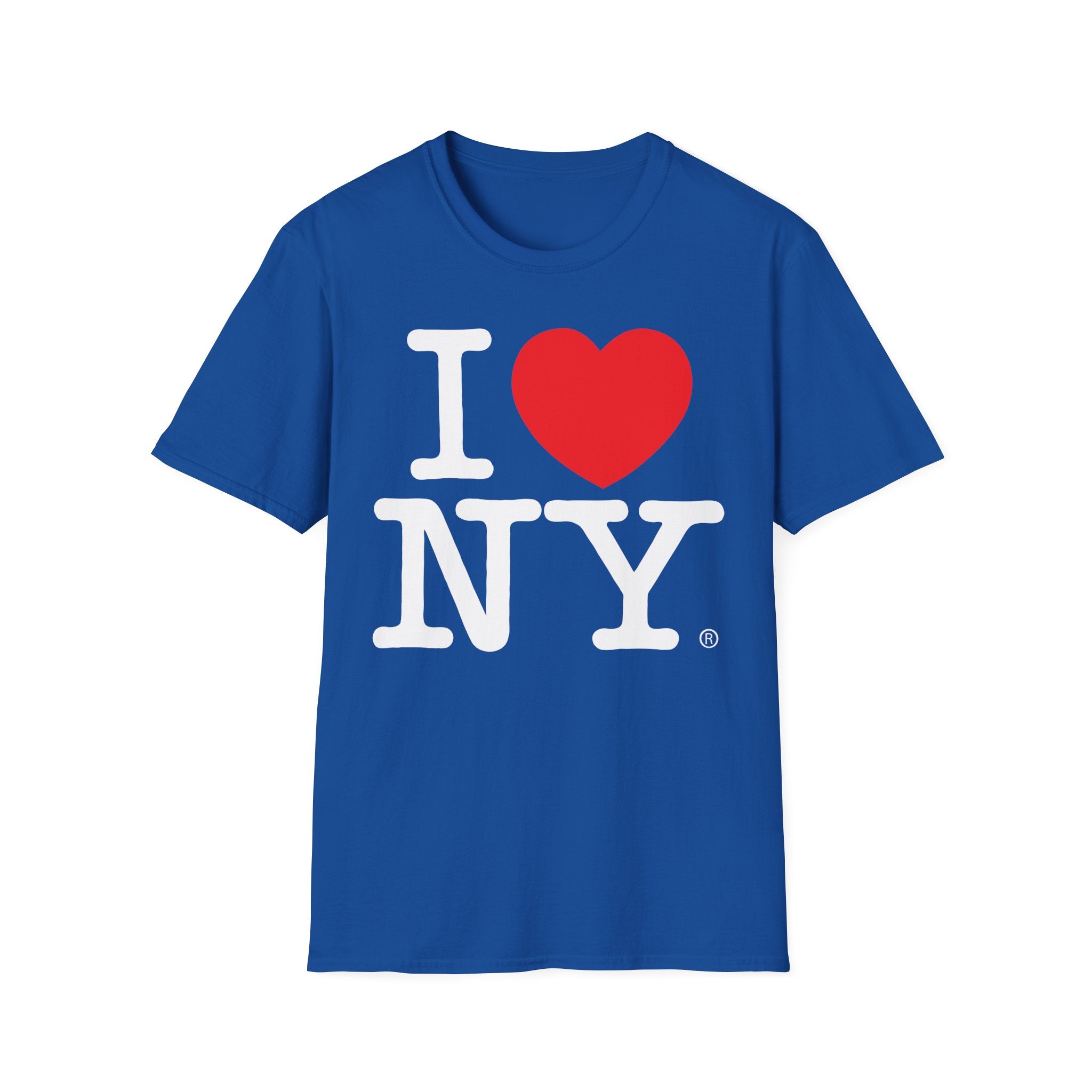 I Love NY Classic White Designer Gymwear T-Shirt