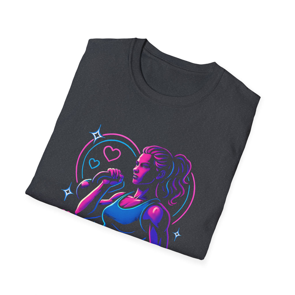 Neon singer portrait T-Shirt