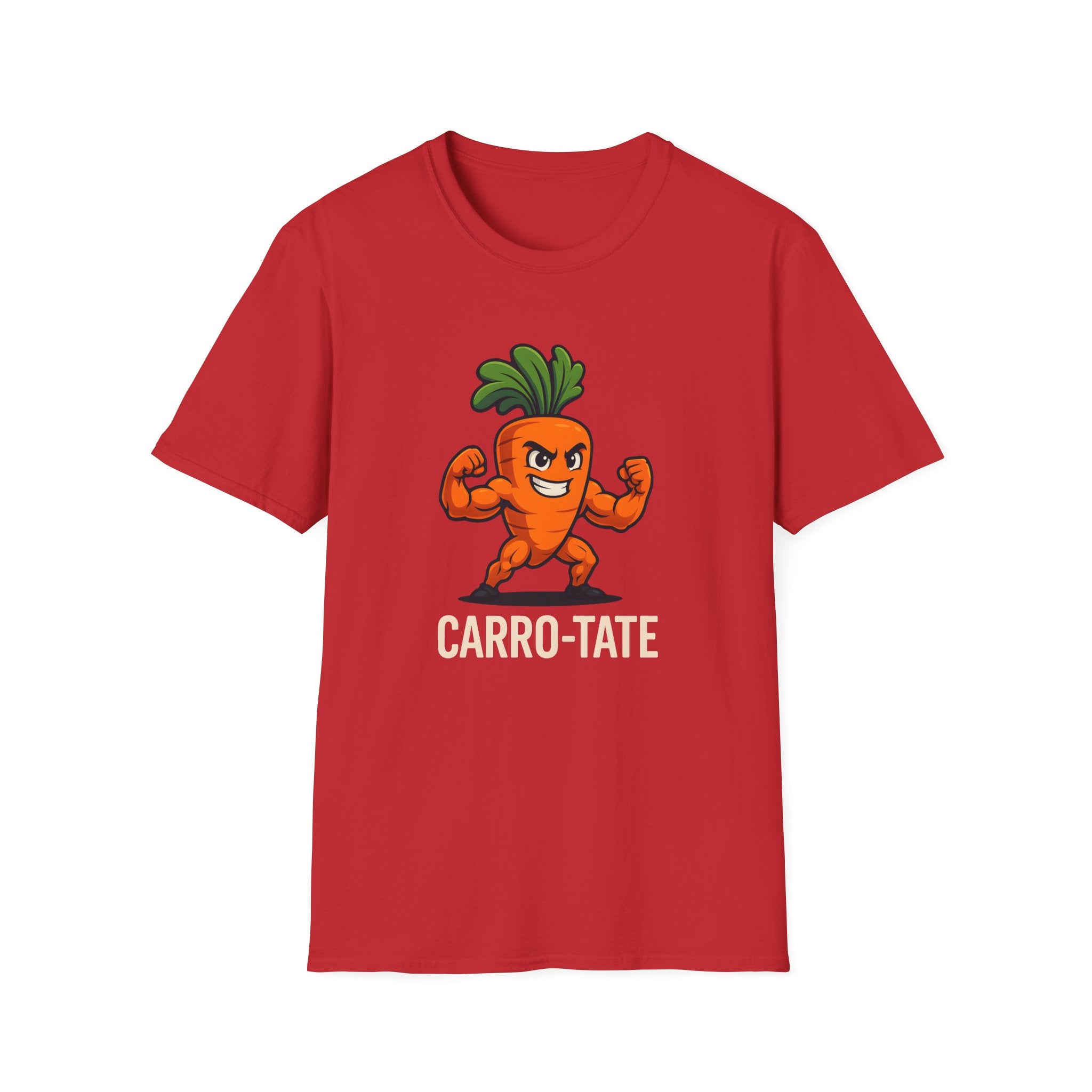 Muscular Carrot Mascot T-Shirt