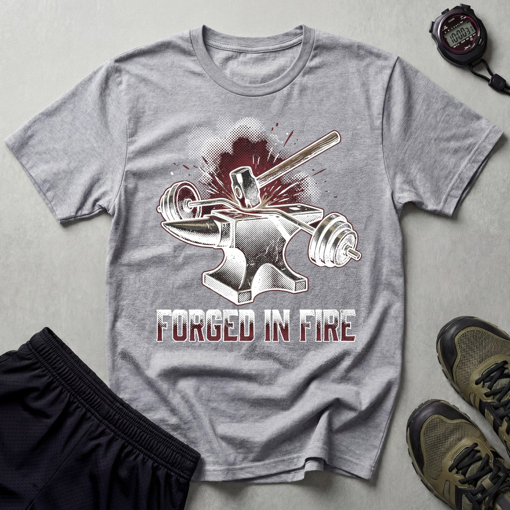 Forged In Fire Bodybuilding T-Shirt