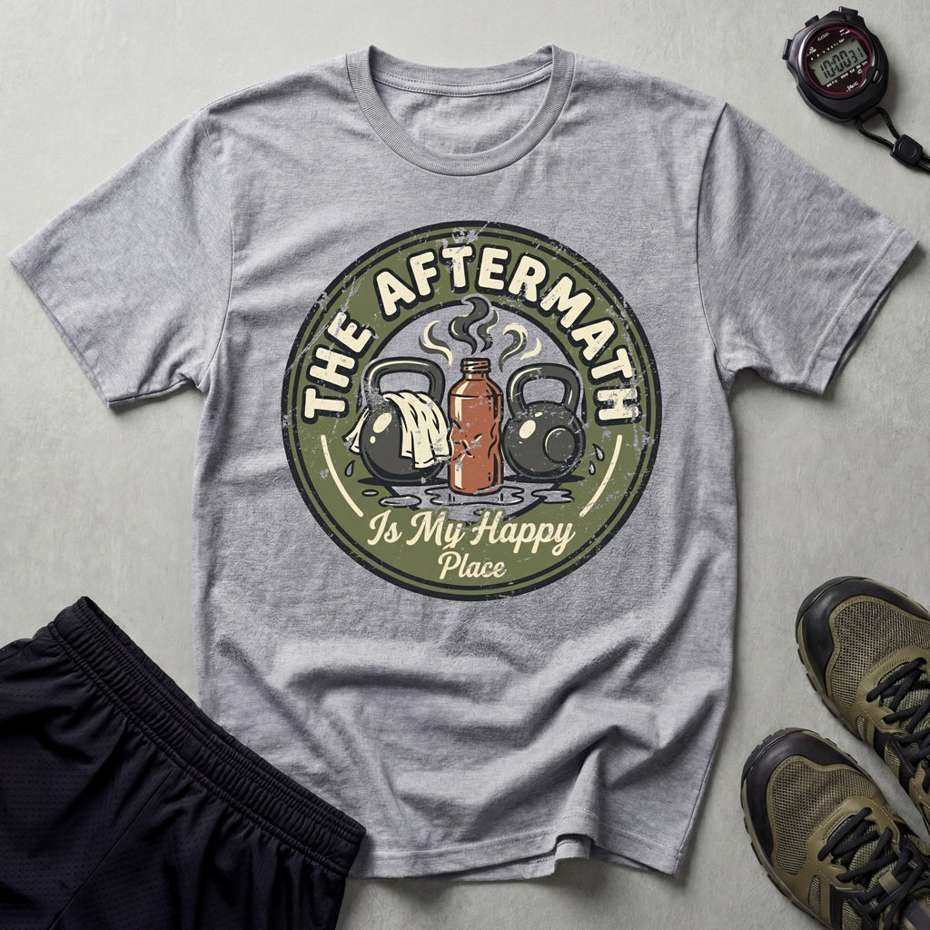 The Aftermath Is My Happy Place Gym T-Shirt