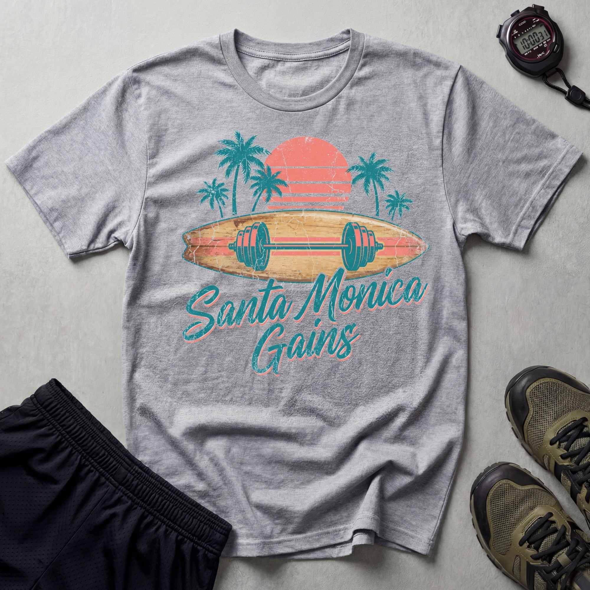 Santa Monica Gains Activewear T-Shirt